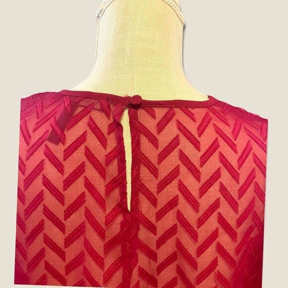 BCBGMaxazaria | EUC Women’s Sheer Bell Sleeved Blouse Size M - Picture 6 of 8